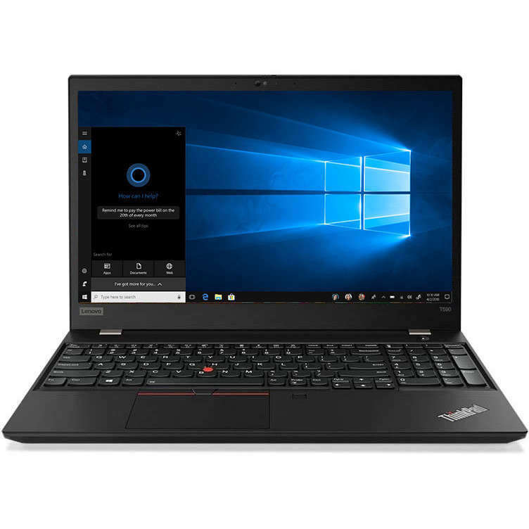 Laptop ThinkPad T590 15.6 inch FHD Intel Core i5-8265U 8GB DDR4 512GB SSD Windows 10 Pro Black thumbnail