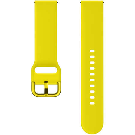 Curea smartwatch Samsung Galaxy Watch Active Sport Band Yellow