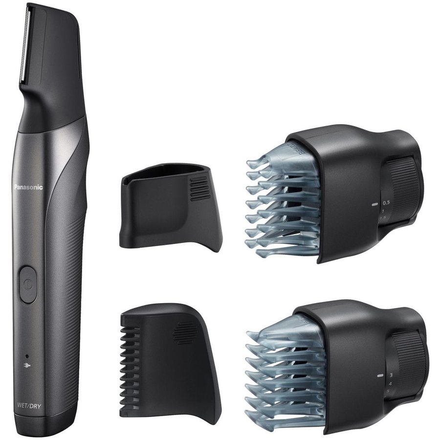 Trimmer pentru barba si par corporal ER-GY60-H503 3 in 1 Wet & Dry Argintiu Negru