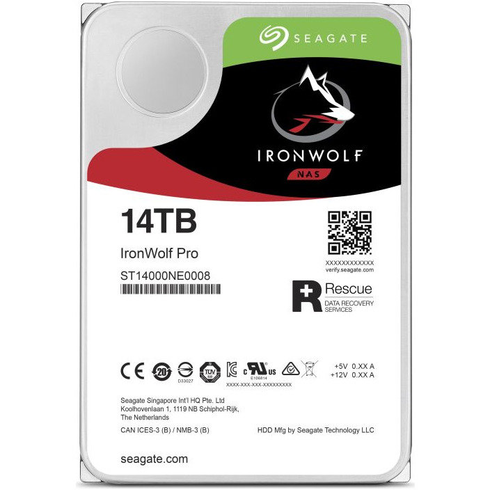 Hard disk IronWolfPro 14TB SATA-III 7200rpm 256MB