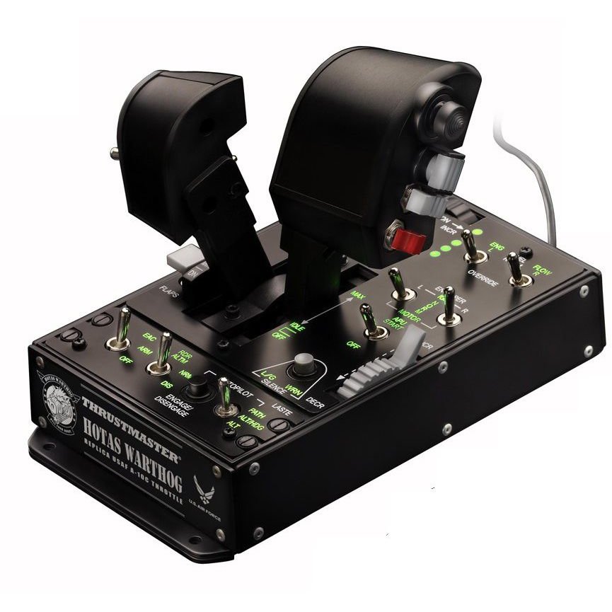 Joystick Dual Throttle HOTAS WARTHOG Black