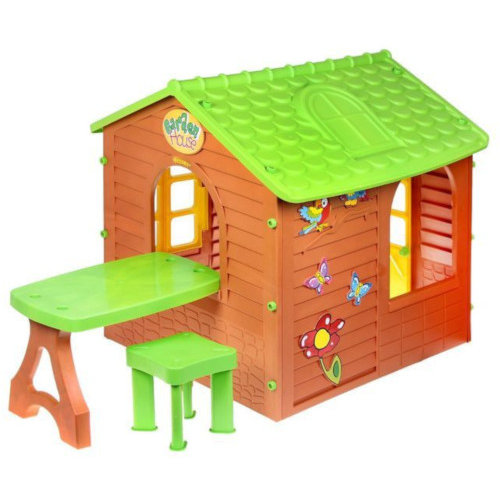 Casuta Garden House cu Masuta si Abtibilduri