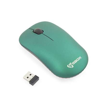 Mouse Wireless SBox WM-384G Green
