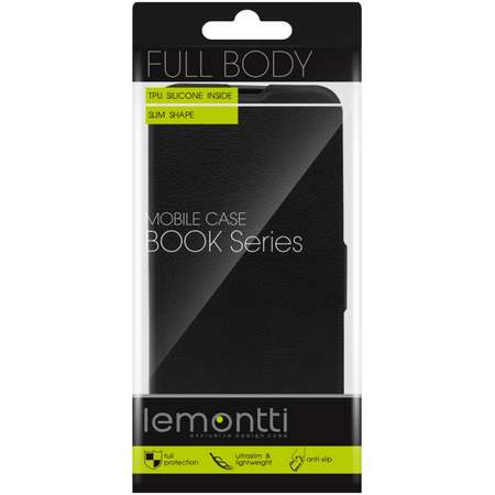 Husa Lemontti Book Elegant Negru pentru Samsung Galaxy A10