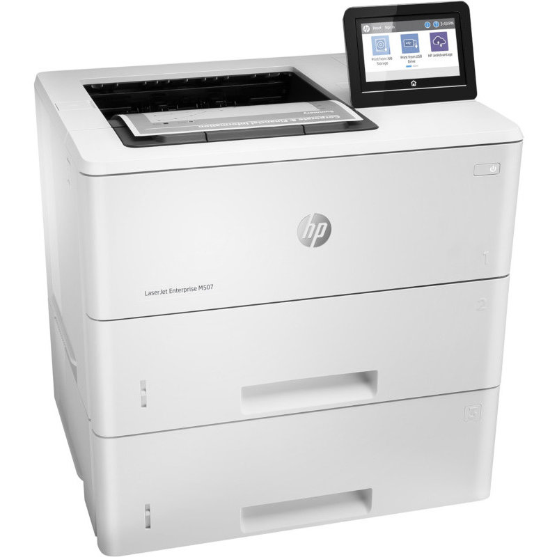 Imprimanta laser alb-negru LaserJet Enterprise M507x Retea Wi-Fi A4 Alb