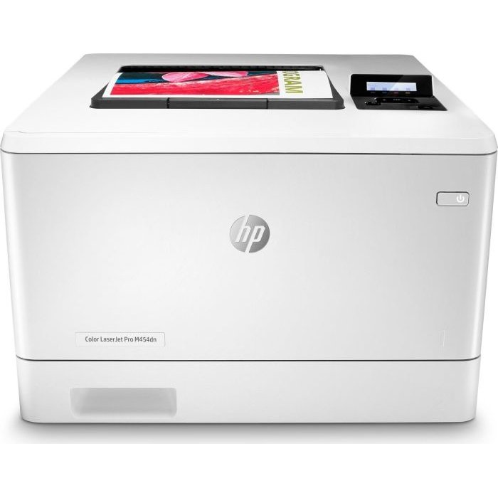 Imprimanta laser color LaserJet Pro M454dn Retea A4 Alb