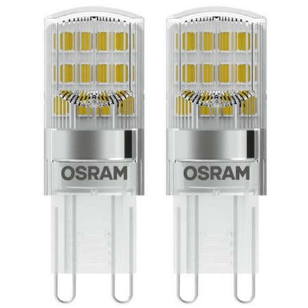 Set 2 becuri LED Osram 1.9W G9 Bi-pini 2700K lumina calda 200 lumeni A++