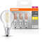 Set 3 becuri LED Osram 4W E14 P40 2700K lumina calda 470 lumeni A++
