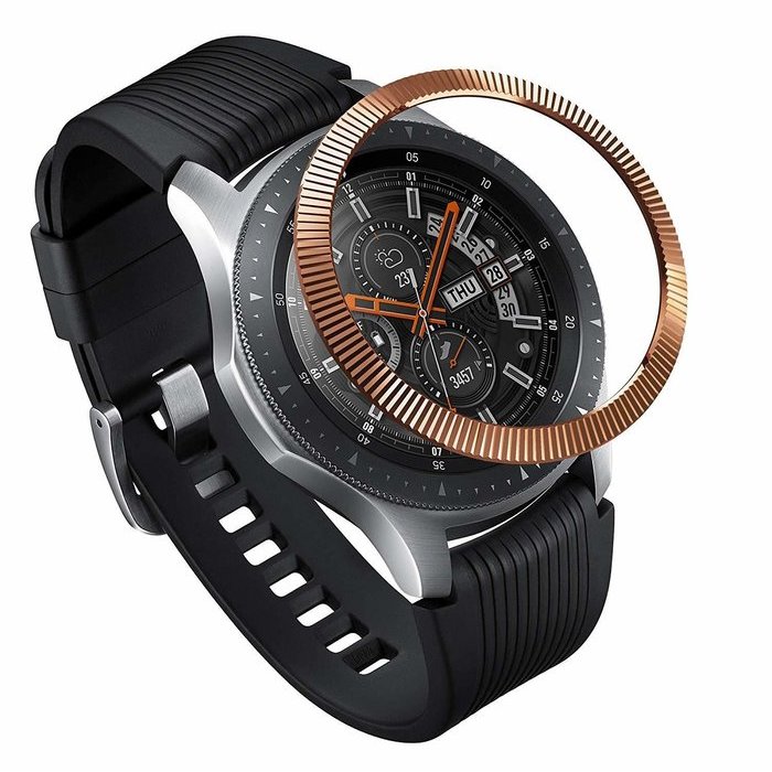 Rama ornamentala otel inoxidabil Bronz pentru Galaxy Watch 46mm / Galaxy Gear S3