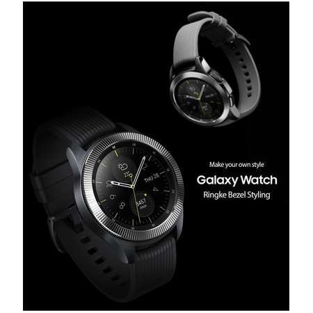 Rama ornamentala otel inoxidabil Ringke Argintiu pentru Galaxy Watch 42mm / Gear Sport