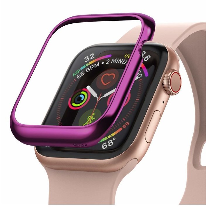 Rama ornamentala otel inoxidabil Violet pentru Apple Watch 4 44mm