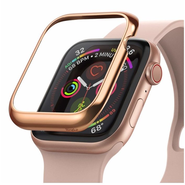 Rama ornamentala otel inoxidabil Rose Gold pentru Apple Watch 4 42mm