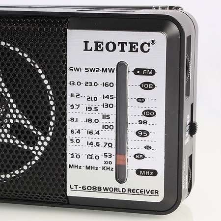 Radio 4 benzi Leotec LT-608 Negru