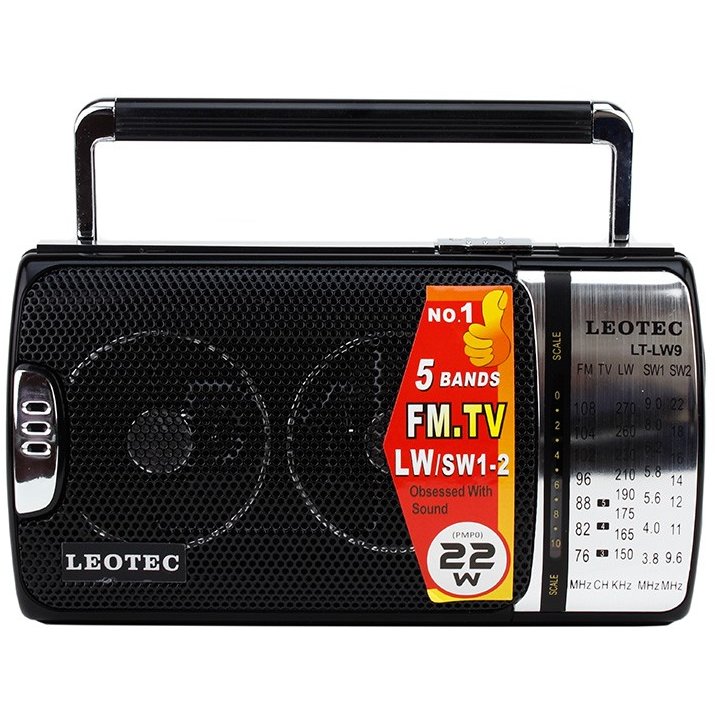 Radio portabil LT-LW9 Negru / Argintiu