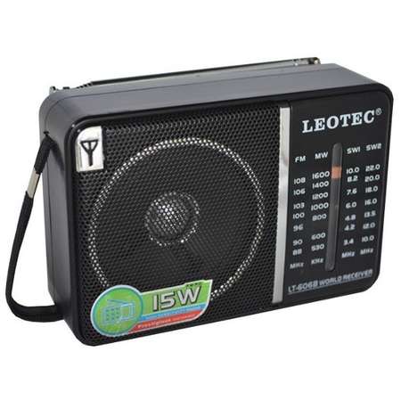 Radio portabil Leotec LT-606 Negru