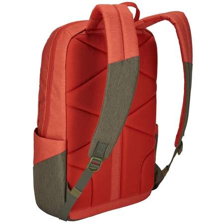 Rucsac urban cu compartiment laptop Thule LITHOS Backpack 20L Rooibos/Forest Night
