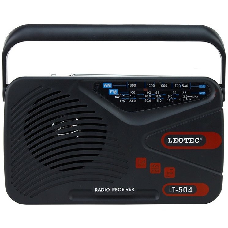 Radio portabil clasic LT-504 Negru