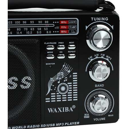 Radio portabil WAXIBA XB-1043N Negru