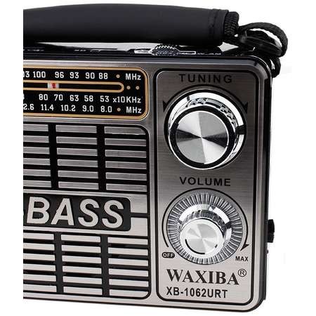 Radio portabil vintage WAXIBA XB-1062G Gri