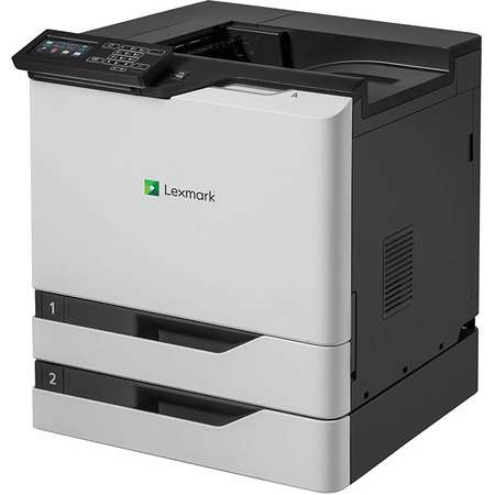 Imprimanta laser color Lexmark CS820DTE Retea Duplex A4 Gri