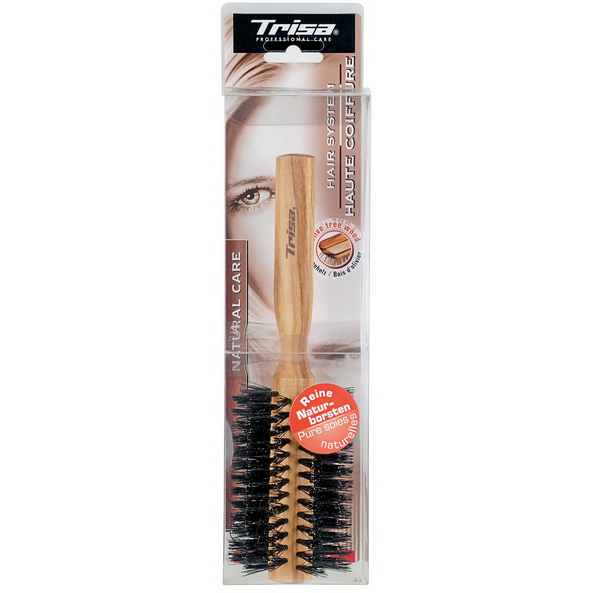Perie de par Trisa 900087 Haute Coiffure Styling Large cu par natural de mistret 60 mm
