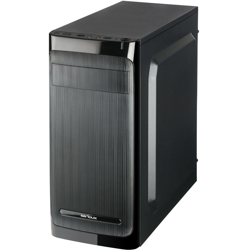 Carcasa PC Serioux CLASSIC, fara sursa, Middle Tower, ATX - imagine 3