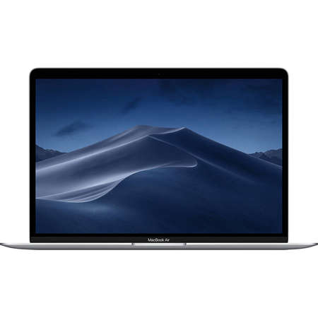 Laptop Apple MacBook Air 13.3 inch WQXGA Retina True Tone Intel Core i5 1.6GHz 8GB DDR3 128GB SSD macOS Mojave Silver INT keyboard