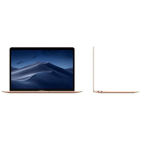 Laptop Apple MacBook Air 13.3 inch WQXGA Retina True Tone Intel Core i5 1.6GHz 8GB DDR3 128GB SSD macOS Mojave Gold INT keyboard