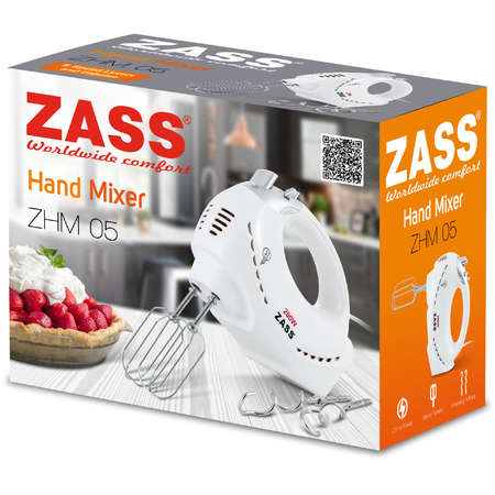 Mixer de mana Zass ZHM05  200W White / Silver