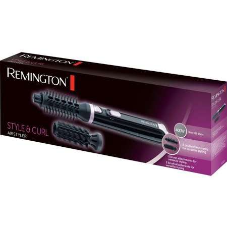 Perie de par cu aer cald Remington AS404 400W 2 viteze 2 temperaturi Neagra