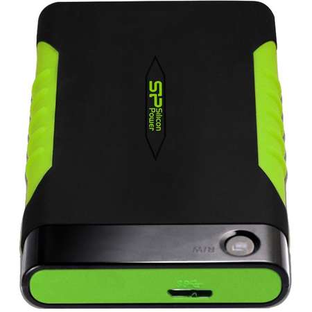 Hard disk extern Silicon Power Armor A15 2TB 2.5 inch USB 3.0 Black Green