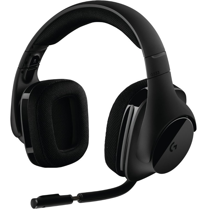 Casti Gaming G533 Wireless DTS Surround 7.1 Negru