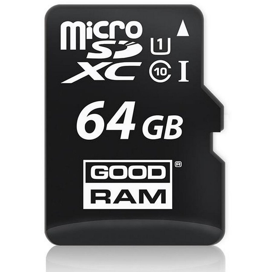 MicroSDXC card 64GB Class 10 UHS-I + Adapter