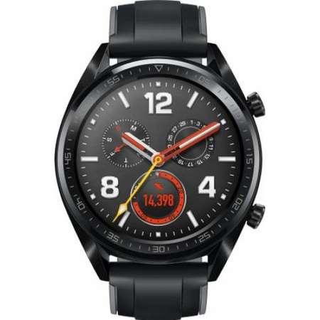Smartwatch Huawei Watch GT B19S bratara neagra Silicon Sport Negru