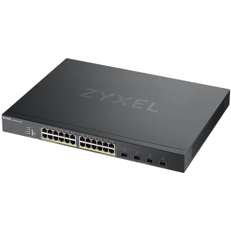 Switch Gigabit XGS1930-28HP PoE 28 porturi Negru