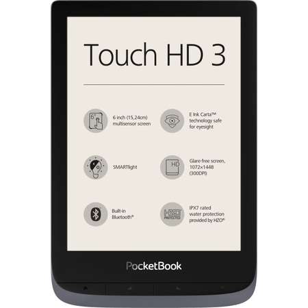 eBook reader PocketBook Touch HD 3 Metallic Grey