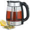 Fierbator Trisa Perfect Tea 2 in 1 2200W 1.7 litri Argintiu / Negru