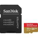 Card de memorie Sandisk Extreme Plus 32GB Clasa 10 UHS-I U3 + Adaptor