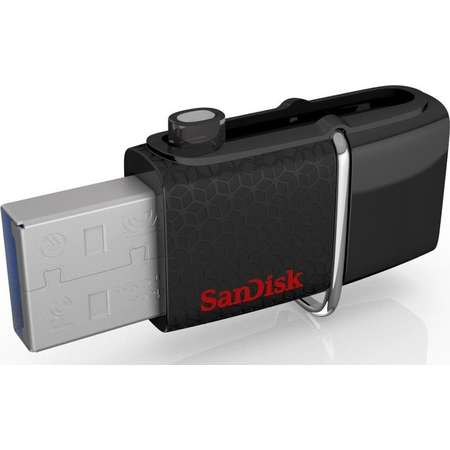 Memorie USB Sandisk Dual Drive 3.0 16GB USB 3.0 Black