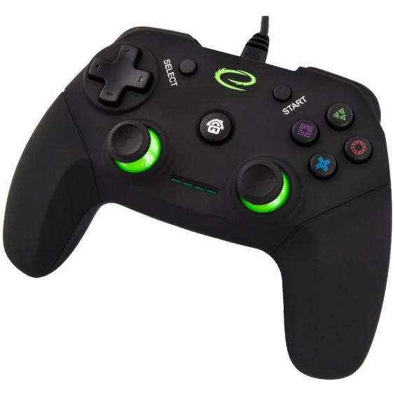 Gamepad EGG110K Vanquisher Negru pentru PC / PS3