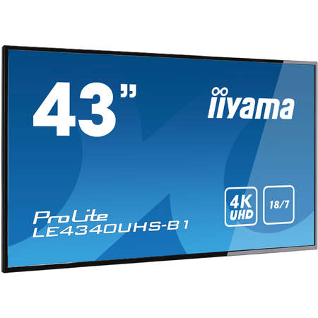 Monitor Iiyama ProLite LE4340UHS-B1 43 inch 8.5ms Black