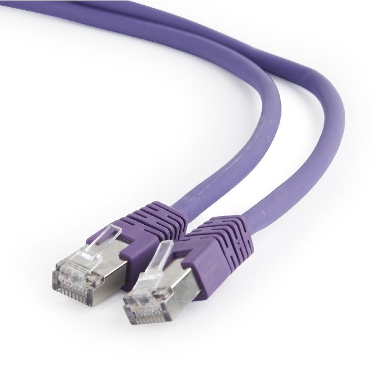 Cablu retea Patchcord RJ45 Cat 6A SFTP LSZH 0.5 m Violet