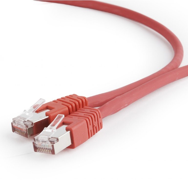 Cablu retea Patchcord RJ45 Cat 6A SFTP LSZH 5 m Rosu