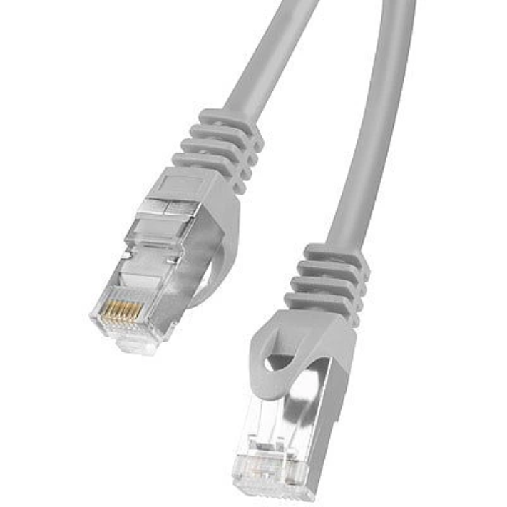 Cablu retea Patchcord RJ45 Cat 6 FTP 15 m Gri