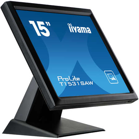 Monitor cu Ecran Tactil Iiyama ProLite T1531SAW-B5 15 inch 8ms Black