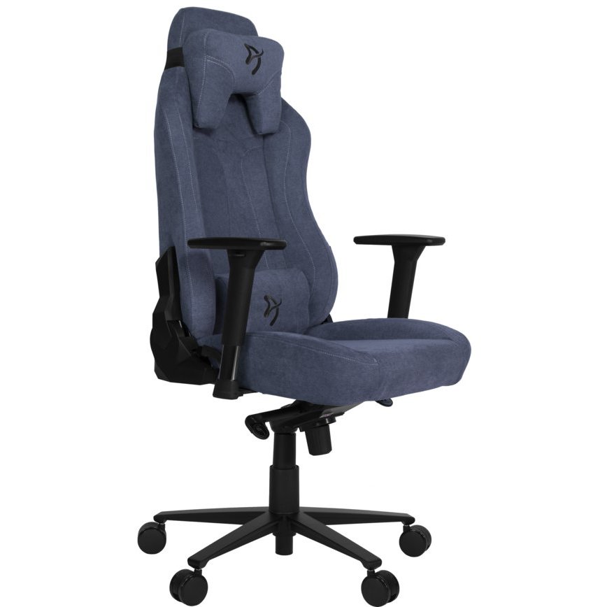 Scaun Gaming Arozzi Vernazza Soft Fabric Blue — imaginea 3