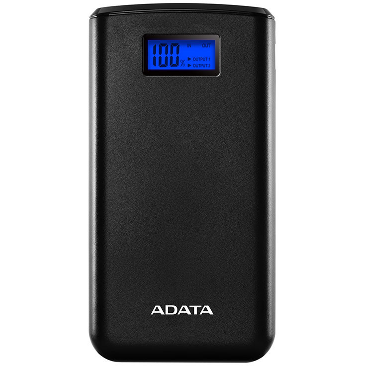 Acumulator extern S20000D Afisaj digital 20000mAh 2 x USB Black