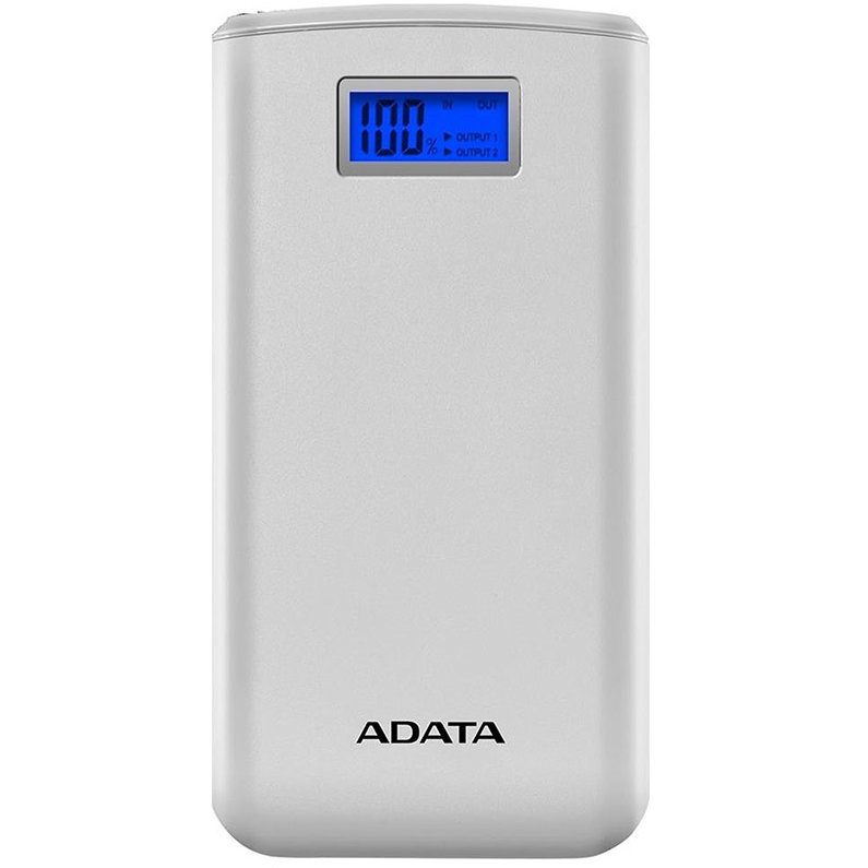 Acumulator extern S20000D Capacitate 20000mAh Afisaj digital White