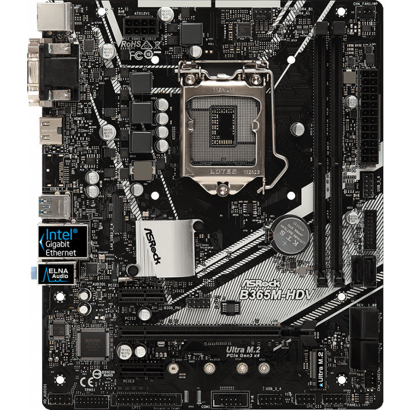 Placa de baza B365M-HDV Intel LGA1151 mATX