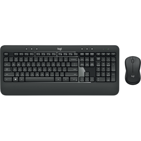 Kit Tastatura si Mouse Wireless Logitech MK540 Advanced US International Negru